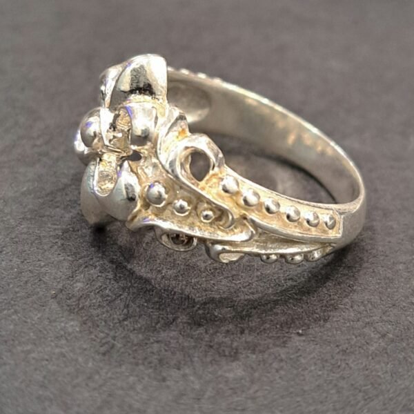 925 Sterling Silver Fleur De Lis Ring - Image 4