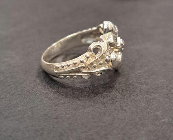 925 Sterling Silver Fleur De Lis Ring - Image 3