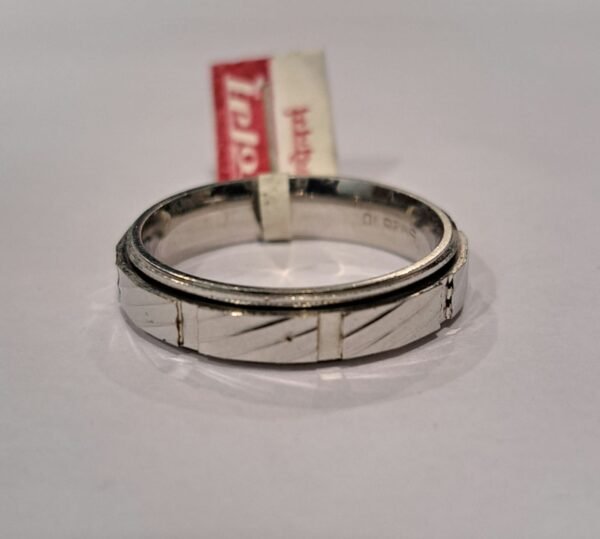 925 Sterling Silver Center Rotating Ring