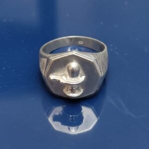925 Sterling Silver Lingam Ring