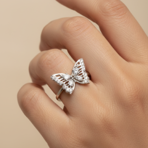 925 Sterling Silver Dione Butterfly Ring