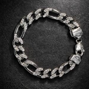 925 Sterling Silver Cuban Chain Bracelet